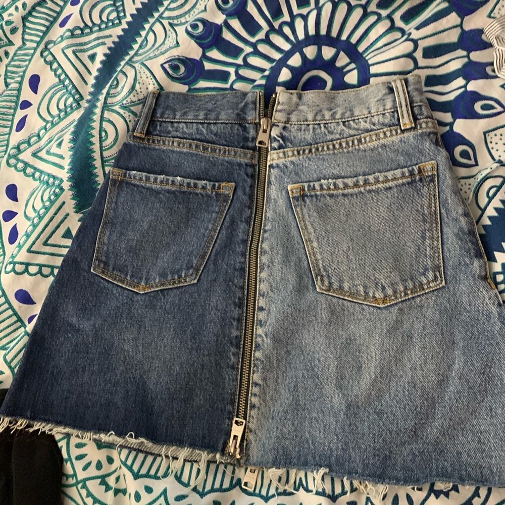 For all mankind jean skirt.